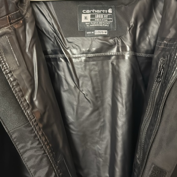 NWT Carhartt Men's Storm Defender Midweight Loose Fit Rain Jacket - Picture 3 of 6
